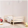Image de Cadre de lit sans matelas 80x200 cm bois massif de pin
