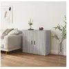 Image de Buffet Sonoma gris 80x33x70 cm Bois d ingénierie