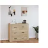 Image de Buffet Chêne sonoma 80x33x70 cm Bois d'ingénierie816579