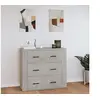 Image de Buffet Gris béton 80x33x70 cm Bois d'ingénierie816580