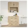 Image de Armoire murale Chêne sonoma 80x33x80 cm Bois d'ingénierie816587