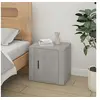 Image de Table de chevet Gris béton 50x39x47 cm816696