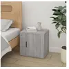 Image de Table de chevet Sonoma gris 50x39x47 cm