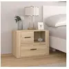 Image de Table de chevet Chêne sonoma 60x36x45 cm Bois d ingénierie