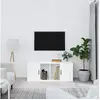Image de Meuble TV Blanc 100x35x40 cm Bois d'ingénierie816800