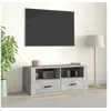 Image de Meuble TV Gris béton 100x35x40 cm Bois d'ingénierie816812