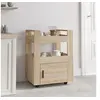 Image de Chariot de cuisine Chêne sonoma 60x45x80 cm Bois d'ingénierie816827