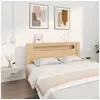 Image de Tables de chevet murales 2 pcs Gris béton 50x36x25 cm