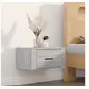 Image de Table de chevet murale Sonoma gris 50x36x25 cm