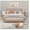 Image de Tables de chevet murales 2 pcs Blanc 50x30x47 cm