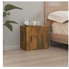 Image de Table de chevet murale Chêne fumé 50x30x47 cm816874
