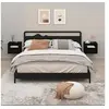 Image de Tables de chevet murales 2 pcs Noir 50x36x40 cm816883