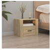 Image de Table de chevet murale Chêne sonoma 50x36x40 cm816886