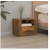 Image de Table de chevet murale Chï¿½ne fumï¿½ 50x36x40 cm816890