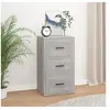 Image de Buffet Sonoma gris 40x33x70 cm Bois d'ingénierie819426