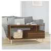 Image de Table basse Chêne marron 90x49x45 cm Bois d ingénierie
