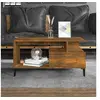 Image de Table basse Chêne fumé 90x49x45 cm Bois d'ingénierie819625