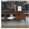 Image de Table basse Chêne marron 90x49x45 cm Bois d ingénierie