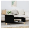 Image de Table basse Noir 100x50x45 cm Bois d'ingénierie821125