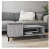 Image de Table basse Sonoma gris 100x50x45 cm Bois d ingénierie
