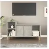 Image de Meuble TV Gris béton 100x35x55 cm Bois d'ingénierie821176