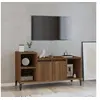 Image de Meuble TV Chêne marron 100x35x55 cm Bois d ingénierie