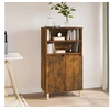 Image de Buffet haut Chêne fumé 60x36x110 cm Bois d'ingénierie821225
