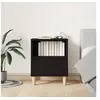 Image de Table de chevet Noir 40x35x50 cm