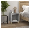 Image de Table de chevet Sonoma gris 40x35x50 cm821870