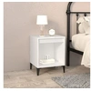 Image de Table de chevet Blanc 40x35x50 cm