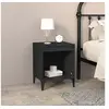 Image de Table de chevet Noir 40x35x50 cm821876