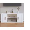 Image de Meuble TV Blanc 100x35x40 cm Bois d'ingénierie823091