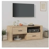 Image de Meuble TV Chêne sonoma 100x35x40 cm Bois d'ingénierie, support TV, armoire média, armoire hifi, unité TV, meuble multimédia, meuble latéral 823102