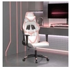 Image de Chaise gaming en metal non pliable interieur H. 116 cm blanc
