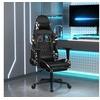 Image de Chaise de jeu avec repose-pied Noir et camouflage Similicuir