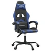 Image de Chaise de jeu Noir et bleu Similicuir