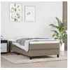 Image de Cadre de lit sans matelas taupe 90x190 cm tissu