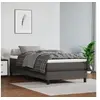 Image de Cadre de lit sans matelas gris 90x190 cm similicuir