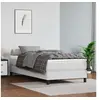 Image de Cadre de lit sans matelas blanc 90x200 cm similicuir