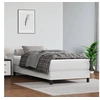 Image de Cadre de lit sans matelas blanc 100x200 cm similicuir