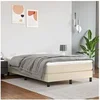Image de Bedframe kunstleer cràmekleurig 120x200 cm3120690