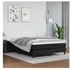 Image de Cadre de lit sans matelas noir 140x200 cm similicuir