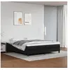 Image de Cadre de lit sans matelas noir 160x200 cm similicuir