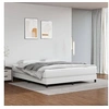 Image de Cadre de lit sans matelas blanc 180x200 cm similicuir