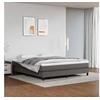 Image de Cadre de lit sans matelas gris 180x200 cm similicuir
