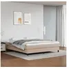 Image de Cadre de lit sans matelas cappuccino 180x200 cm similicuir
