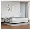 Image de Bedframe kunstleer wit 200x200 cm3120719