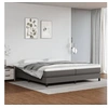 Image de Cadre de lit sans matelas gris 200x200 cm similicuir