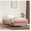 Image de Bedframe fluweel roze 100x200 cm3120759