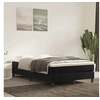 Image de Cadre de lit sans matelas noir 120x200 cm velours